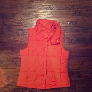 Burnt orange bubby vest